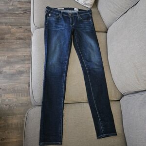 Ag adriano goldschmied the legging super skinny jeans blue